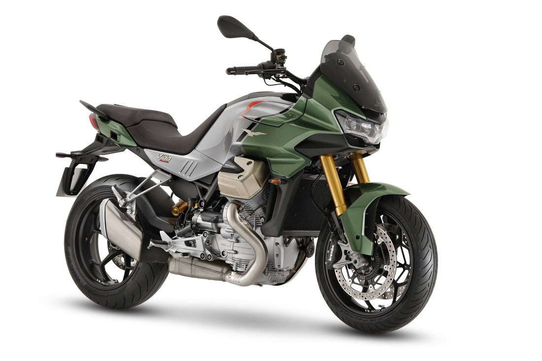 F&T Fahrzeug-Technik GmbH - Ihr Motorradhändler und Fachwerkstatt in Freital, Dresden, Sachsen und deutschlandweit - Moto Guzzi V100 - Ansicht vorn rechts